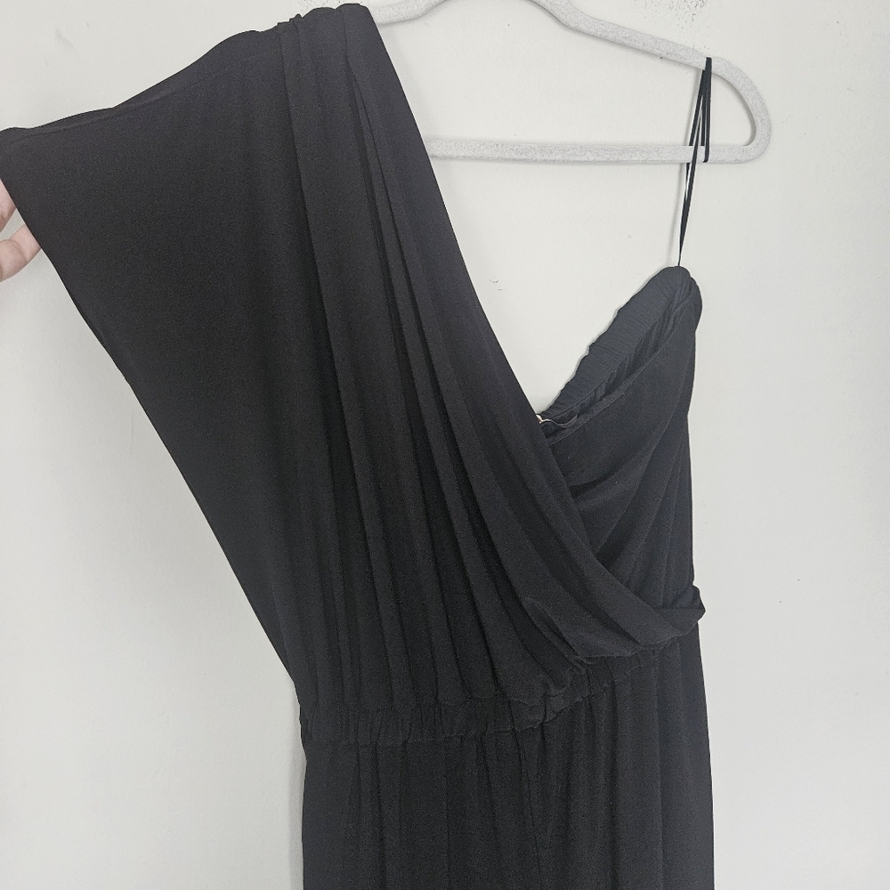 Ramy Brook Toma Jumpsuit Black One Shoulder Size M - Picture 6 of 14